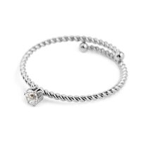 Anello Marlù Donna Time to in Acciaio Cristallo 18AN116W-S